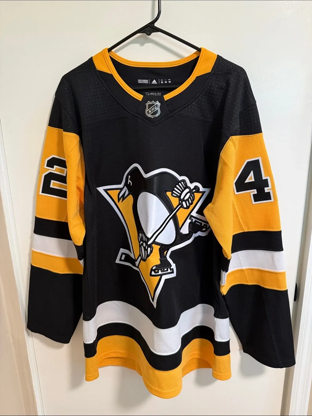 Pittsburgh Penguins #24 Kapanen Black & Gold Hockey Jersey